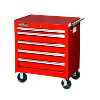 International 27 in. Tech Series 5 Drawer Cabinet, Red VRB 2705RD