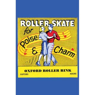 Roller Skate   Poise & Charm Vintage Advertisement by Buyenlarge