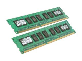 Kingston 4GB (2 x 2GB) 240 Pin DDR3 SDRAM ECC Unbuffered DDR3 1333 Server Memory Model KVR1333D3E9SK2/4G