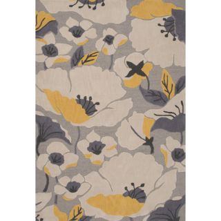 Jaipur Rugs Flora Polyester Hand Tufted Gray/Yellows Area Rug