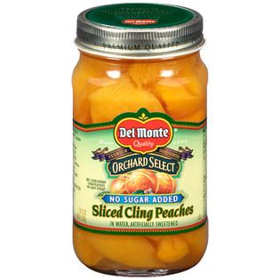 Del Monte Sliced Cling No Sugar Added in Water Peaches   Food