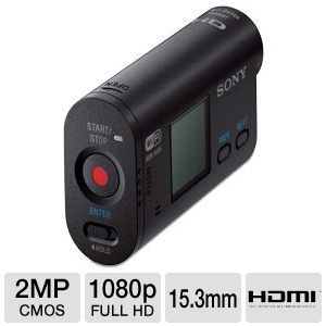 Sony HDRAS15/B POV Action Camera   Full 1080p HD Video, 2 Megapixels Still Image, CMOS Sensor, Built in Wi Fi, Black