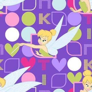 Springs Creative Disney Tink In Lights and Dots Fabric by the Yard
