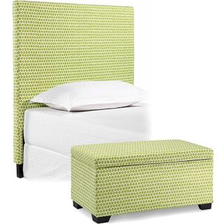 Sophia Collection by Waverly Seeing Spots Full/Queen Headboard and Matching Storage Trunk Kids Rooms
