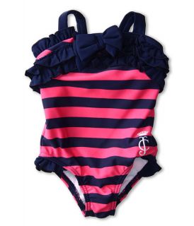 Juicy Couture Kids Thick Striped Bathing Suit Infant