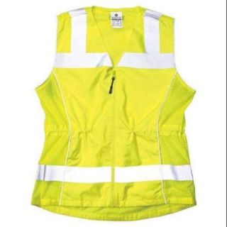 ML KISHIGO 1521 M High Visibility Vest, Lime, Women, M