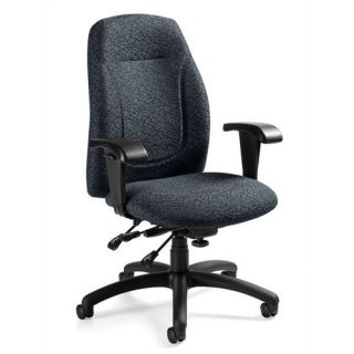 Mid Back Multi Tilter Office Chair with T Arms