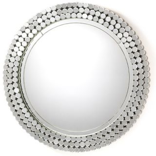 Baxton Studio Gavell Round Wall Mirror by Wholesale Interiors