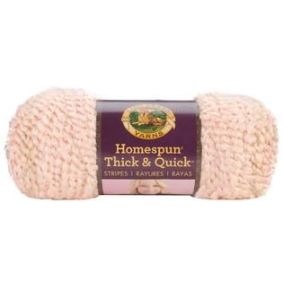 Lion Brand Homespun Thick & Quick Yarn Coral Stripes   Home   Crafts