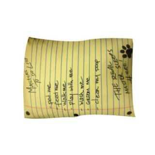 Dogzzzz To Do List Pet Throw