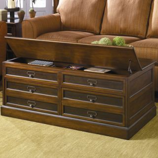 Hammary Mercantile Trunk Coffee Table with Lift Top