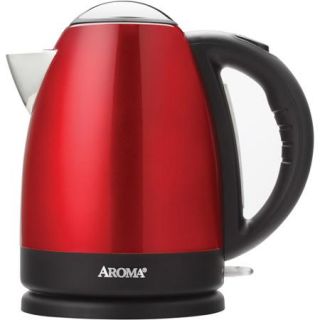 7 Cup Stainless Steel Electric Kettle, Red