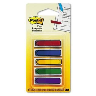 Post it Arrow Flags, 20 Each of Five Colors, 100/Pk   Office Supplies