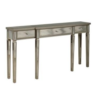 Pulaski Furniture 3 Drawer Mirrored Silver Console Table DS 2255 700