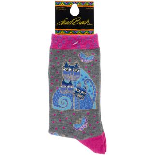 Laurel Burch Socks Indigo Cat   14326042   Shopping