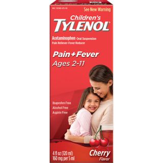 Children's Tylenol Cherry Blast Flavor Oral Suspension   Ages 2 11, 4 oz