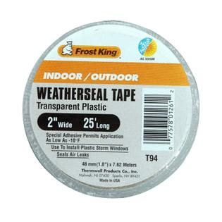 Frost King Clear Plastic Weatherseal Tape   Tools   Painting