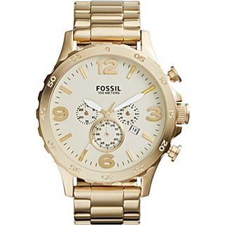 Fossil Nate Chronograph Stainless Steel Watch
