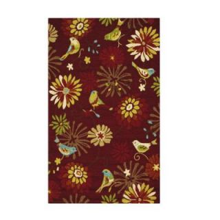 Home Decorators Collection Pippin Red 3 ft. x 5 ft. Area Rug 1211810110
