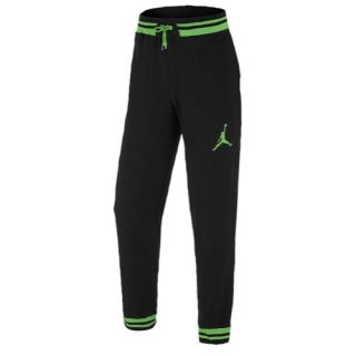 Jordan Varsity Sweatpants   Mens   Basketball   Clothing   Black/Light Green Spark