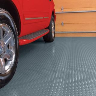 G Floor Garage Floor Cover/Protector, 9' x 20', Diamond Tread, Slate Grey
