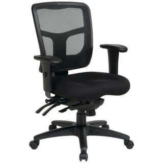 Pro Line II ProGrid Black Padded Mesh Office Chair   15354509