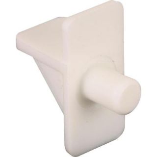 Prime Line 1/4 in. White Plastic Shelf Support Peg (12 Pack) U 9188
