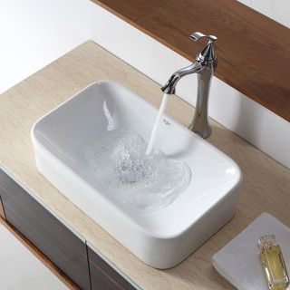 Kraus Rectangular Ceramic Lavatory Vessel Sink   Shopping