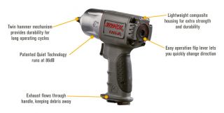 NitroCat 3/8in. Xtreme Torque Composite Impact Wrench, Model# 1355-XL