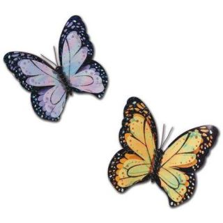 York Wallcoverings BT2988 RoomMates Social Butterflies Wall Charms