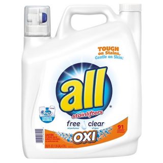 All Free & Clear with Oxi Liquid Laundry Detergent 162 oz