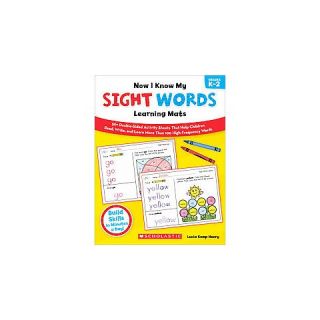 Now I Know My Sight Words Learning Mats, Grades K 2 (Workbook