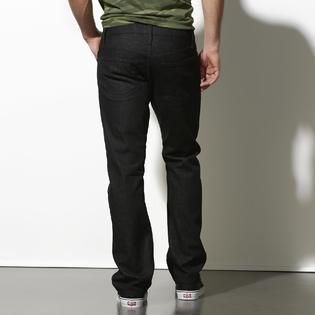 Adam Levine Mens Black Rinse Jeans   Straight Fit   Clothing, Shoes