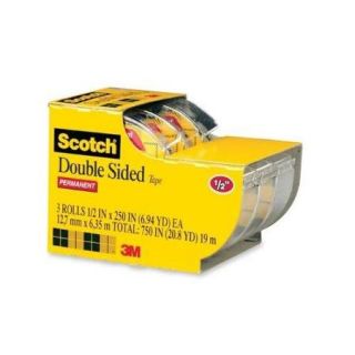 Scotch Double Sided Tape with Dispenser MMM3136