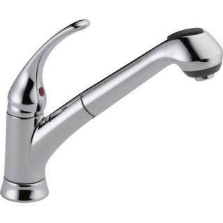 Foundations Single Handle Deck Mounted Kitchen Faucet by Delta