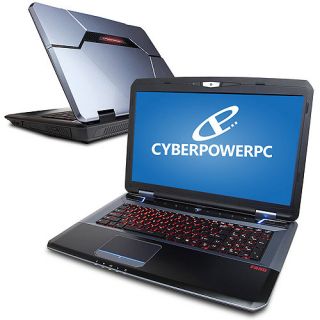 CyberPowerPC Black 17.3" FANGBOOK EVO HFX7 1300 Laptop PC with Intel Core i7 4810MQ Quad Core Processor, 16GB Memory, 240GB Solid State Drive and Windows 8.1