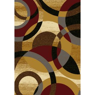 Pasha Collection Multicolor Squares Contemporary 27 x 10 Runner Rug
