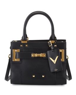 Valentino My Rockstud Mini Top Handle Tote Bag, Black