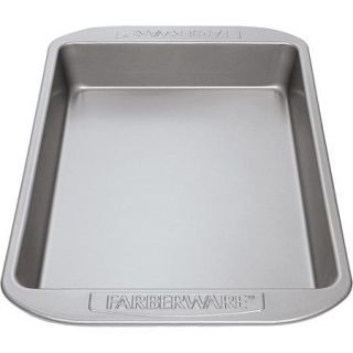 Farberware Nonstick Bakeware 9 Inch x 13 Inch Rectangular Cake Pan, Gray