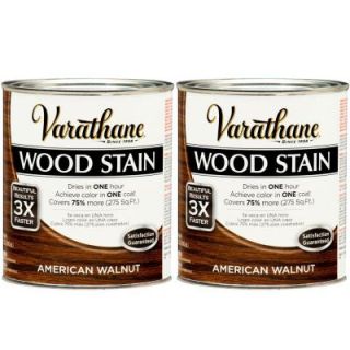 Varathane 1 Qt. American Walnut Wood Stain (2 Pack) DISCONTINUED 207123