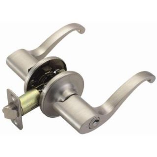 Design House Scroll Satin Nickel Entry Lever 784918