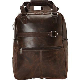 Piel Vintage Laptop Carry All/Convertible Backpack