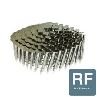 Grip Rite 1 1/2 in. 15° 304 Stainless Steel Coil Ring Shank Roofing Nails (3,600 Piece per Box) MAXC62848