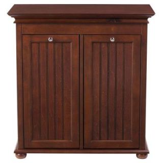 Home Decorators Collection Hampton Bay 26 in. W Double Tilt Out Bed Board Hamper in Sequoia 0013710960