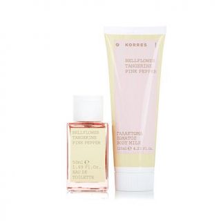 Korres Bellflower Tangerine & Pink Pepper Body Milk and Eau de Toilette   8044309