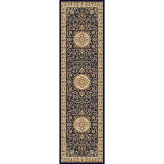 Concord Global Trading Williams Collection Tabriz Navy 2 ft. 2 in. x 7 ft. 10 in. Rug Runner 75542