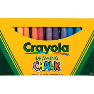Crayola Drawing Chalk, 24/pkg