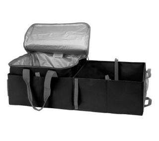 8 Way Folding Trunk Organizer with Waterproof Thermal Carrier —