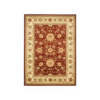 Safavieh Lyndhurst Red and Ivory Rectangular Indoor Machine Made Area Rug (Common 6 x 9; Actual 72 in W x 96 in L x 0.58 ft Dia)