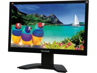 Refurbished ViewSonic VA1912 LED Black 18.5" 5ms Widescreen LED Backlight LCD Monitor 250 cd/m2 DCR 10,000,000:1 (1000:1)